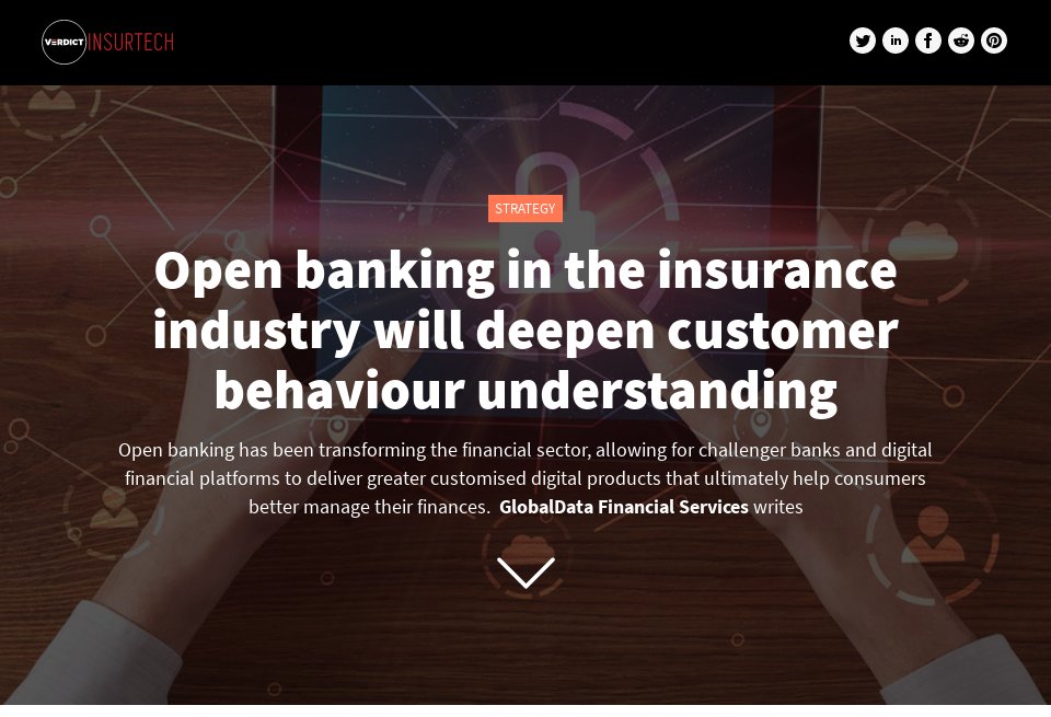 Open banking in the insurance industry will deepen customer behaviour ...